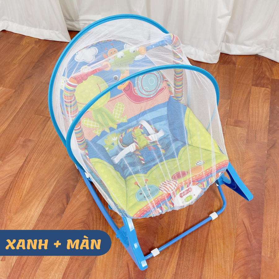 Ghế rung đa chế độ phát nhạc có đồ chơi cho bé TiiBaby - 6