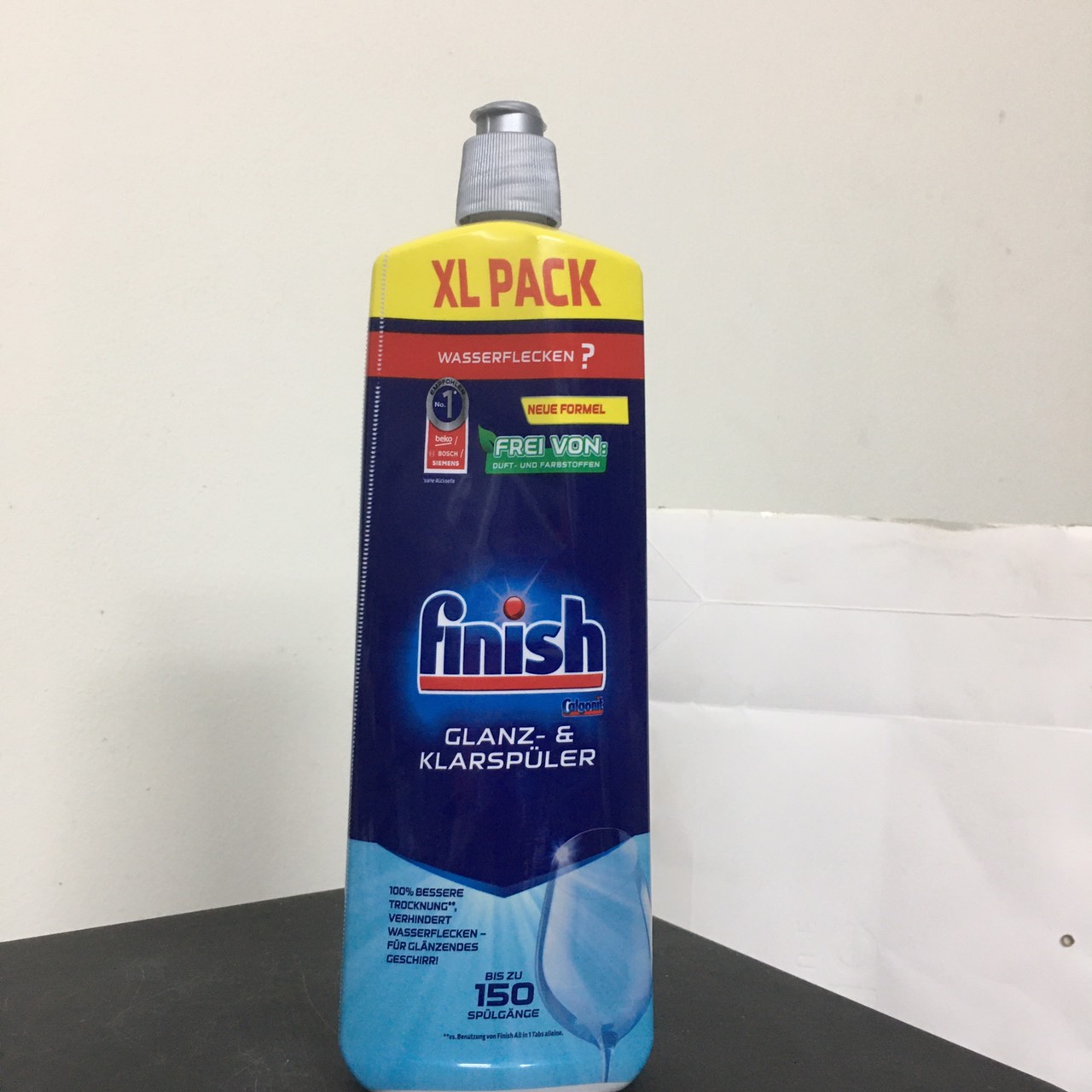 Nước trợ xả Finish  - dầu bóng finish khô nhanh chóng và diệt khuẩn
