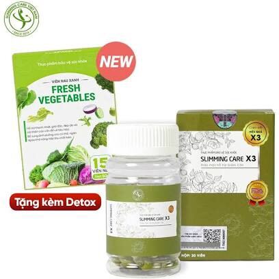Viên thảo mộc slimming care x3 số 1 + thảo mộc detox
