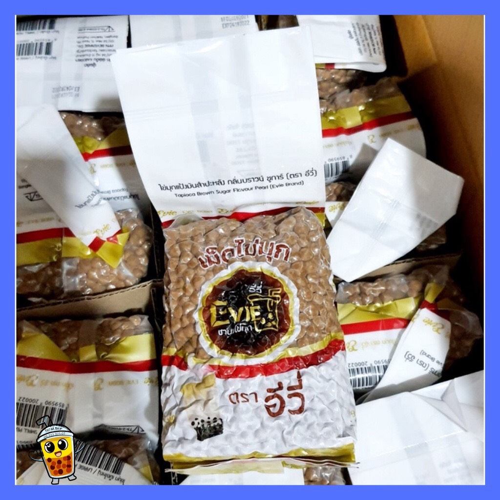 Trân châu đen caramel Evie Thái Lan 35k/ 1 túi 1 kg