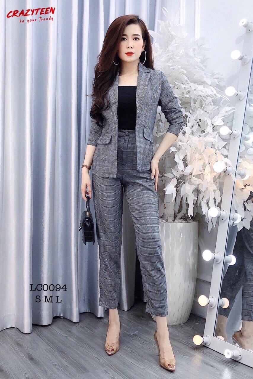 [HCM]Set vest 3 món dài kaki mềm cực đẹp