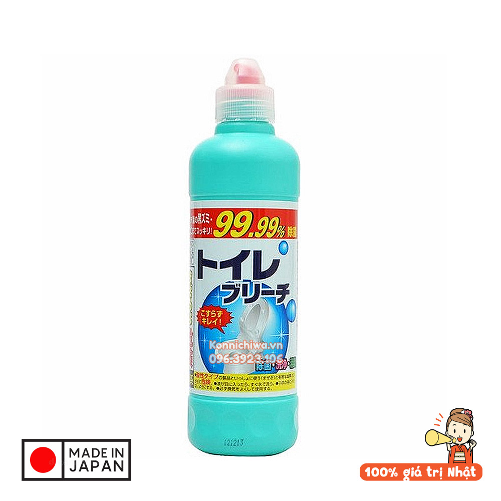 [Hàng Nhật] Nước tẩy toilet Rocket Soap 500g giúp tẩy trắng, làm sạch nhà vệ sinh, bồn cầu và đem lại hương tươi mát Nhật Bản