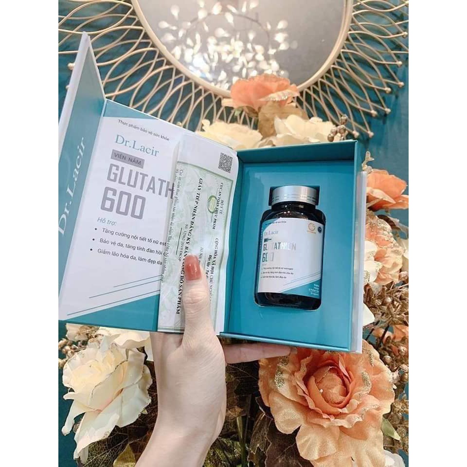 Viên Uống Nám Trắng Da Glutathion 600 Lamer Care - Dr. Lacir
