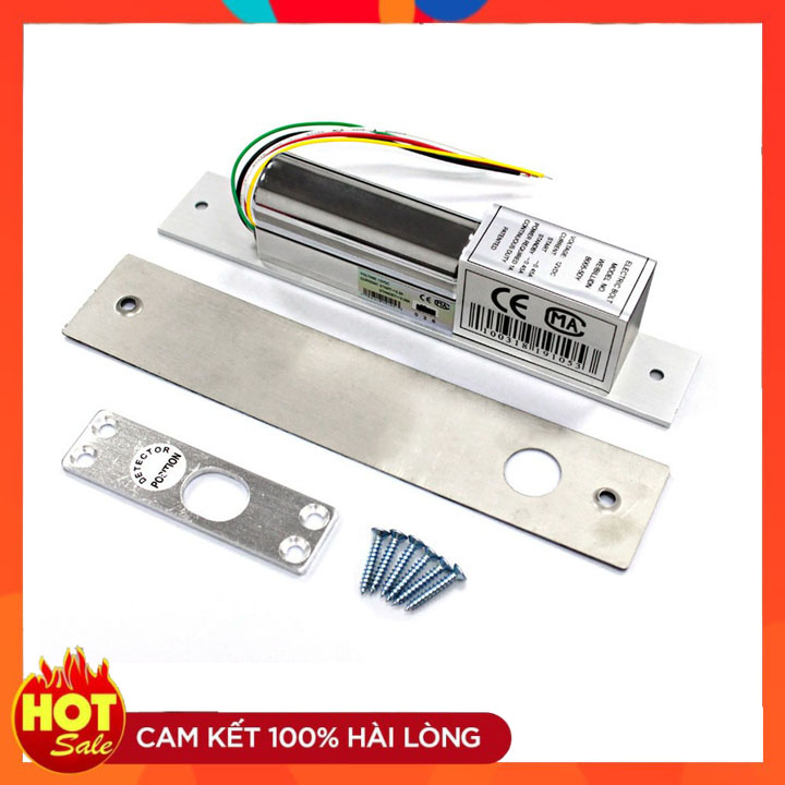 Khóa chốt rơi, khóa chốt điện từ 12V có độ trễ 0,3,6 giây L005