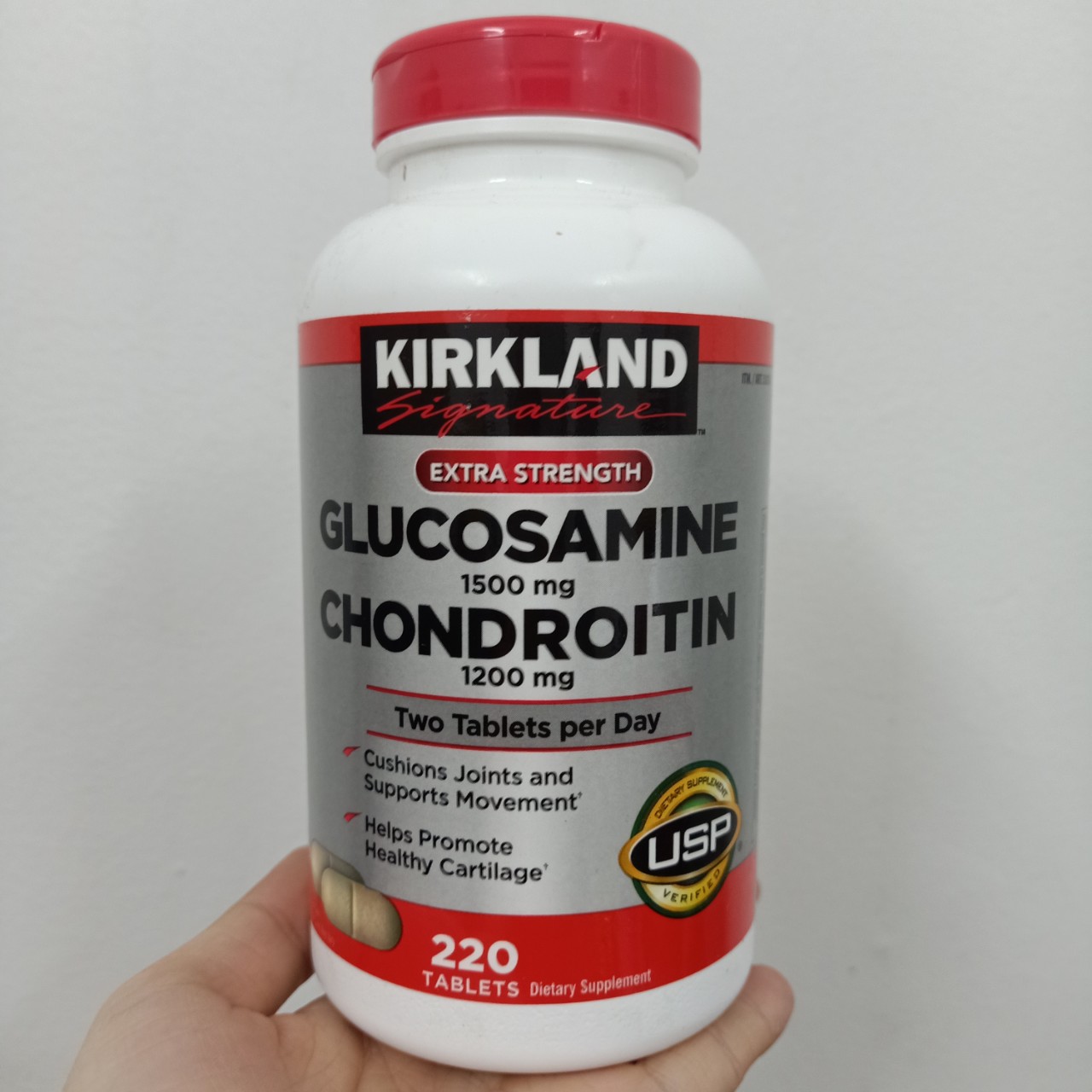 Viên uống Glucosamin 1500mg Chondroitin 1200mg 220 viên của Mỹ