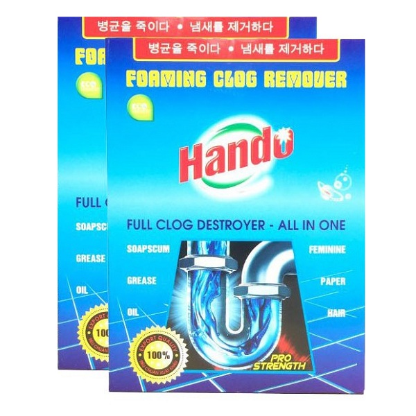 Combo 2 hộp bột thông cống Hando 100g xuất khẩu GT017