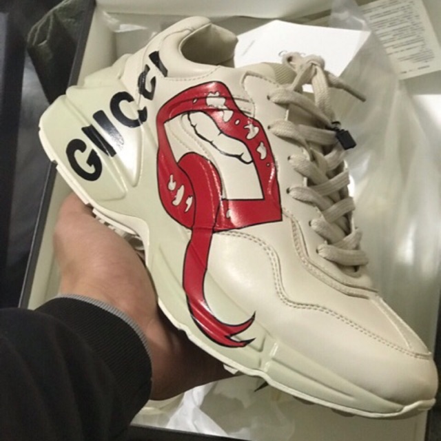 Giày Sneaker Rhyton chucky with mouth ( Giày ＧＵＣＣＩ)