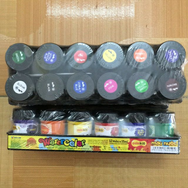 MÀU NƯỚC COLOKIT 8 màu - 12 màu