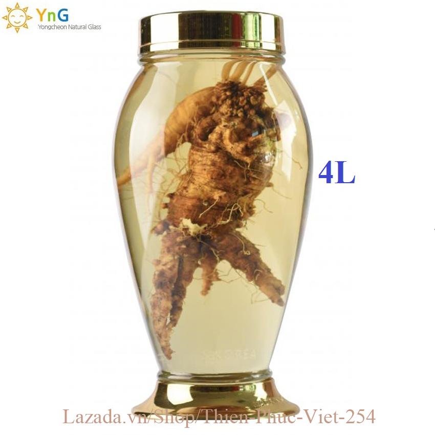 Bính Thủy Tinh Cao Cấp Made in Korea 4 Lít