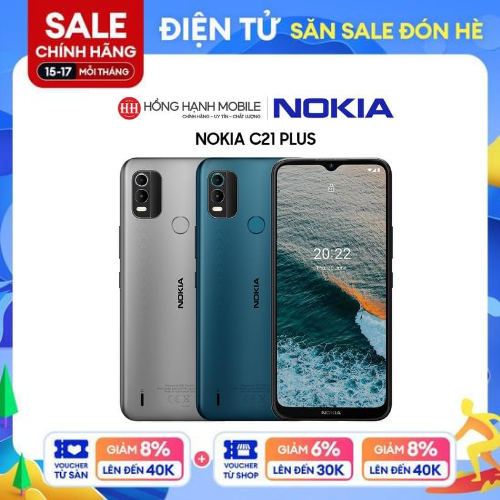 Điện thoại nokia c21 plus 2gb/32gb - hàng chính hãng