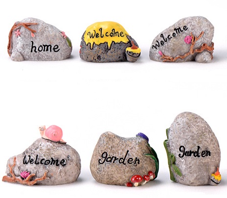 Tiểu cảnh hòn non bộ chào đón ❤️ FREESHIP ❤️ Well come home, wellcome my garden
