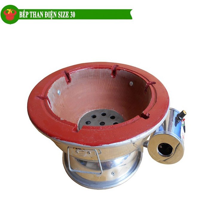 [HCM]Bếp than hoa quạt điện size 30cm Trí Việt