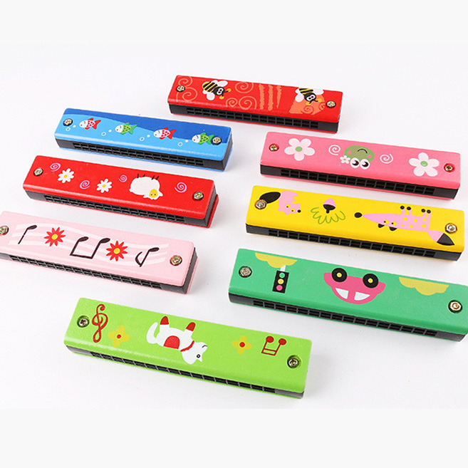 Đồ Chơi Âm Thanh Kèn Harmonica Bằng Gỗ Cho Bé Phát Triển Âm Nhạc Kb216055