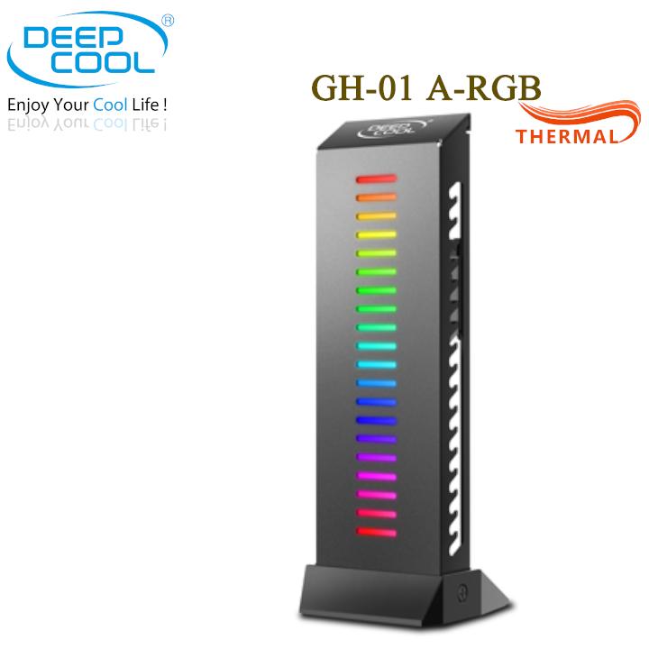 Giá đỡ vga led DeepCool GH-01 A-RGB - Thiết kế chắc chắn giúp VGA không cong vênh