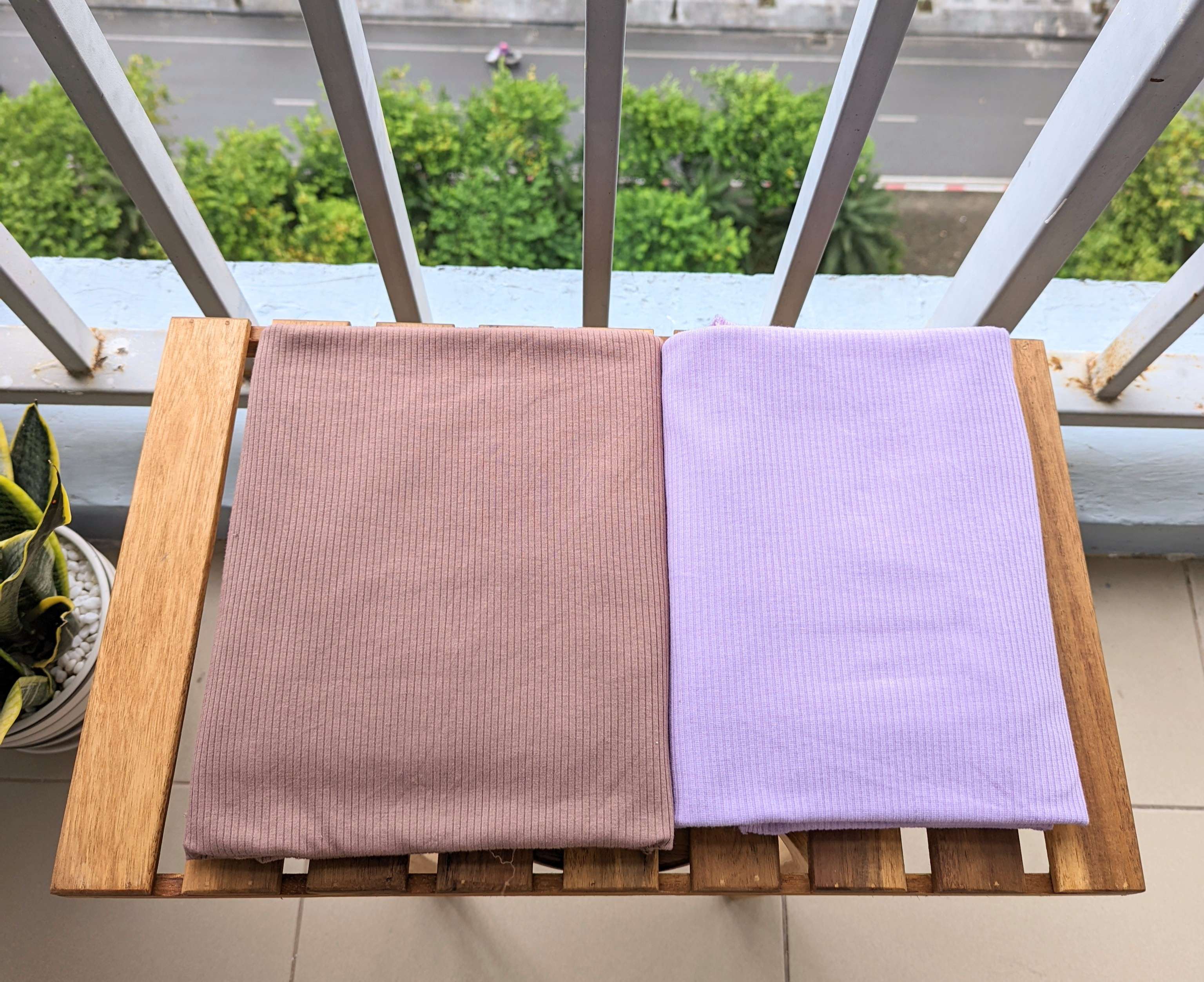Vải thun tăm lạnh chất đẹp, mềm mịn - vải chi chii
