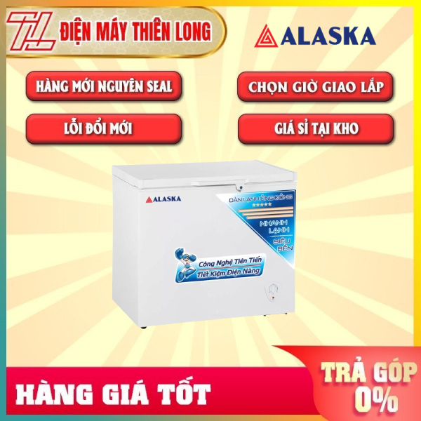 Tủ đông alaska 1 ngăn bd-400c - bd 400c - trả góp 0% - giao toàn quốc