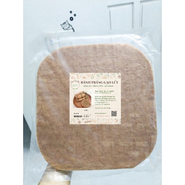 Bánh tráng gạo lứt ăn kiêng Eatclean gói 500g