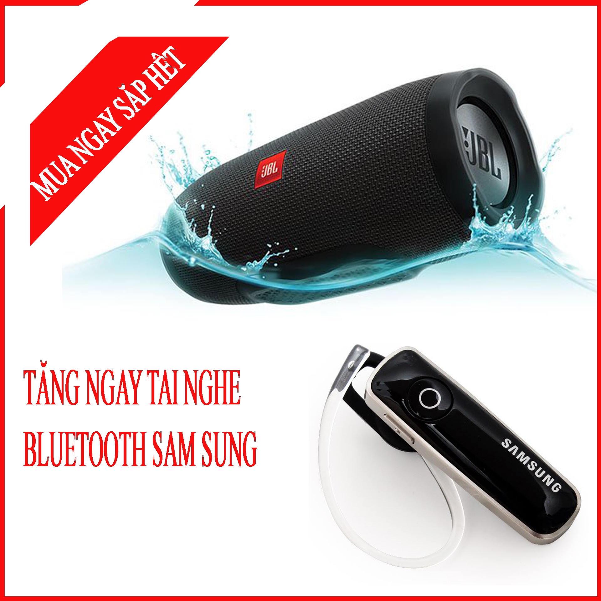 Loa bluetooth mini Charge 3+ tặng kèm tai nghe blutooth 5.0 công suất 5W loa kép 3D âm lượng lớn