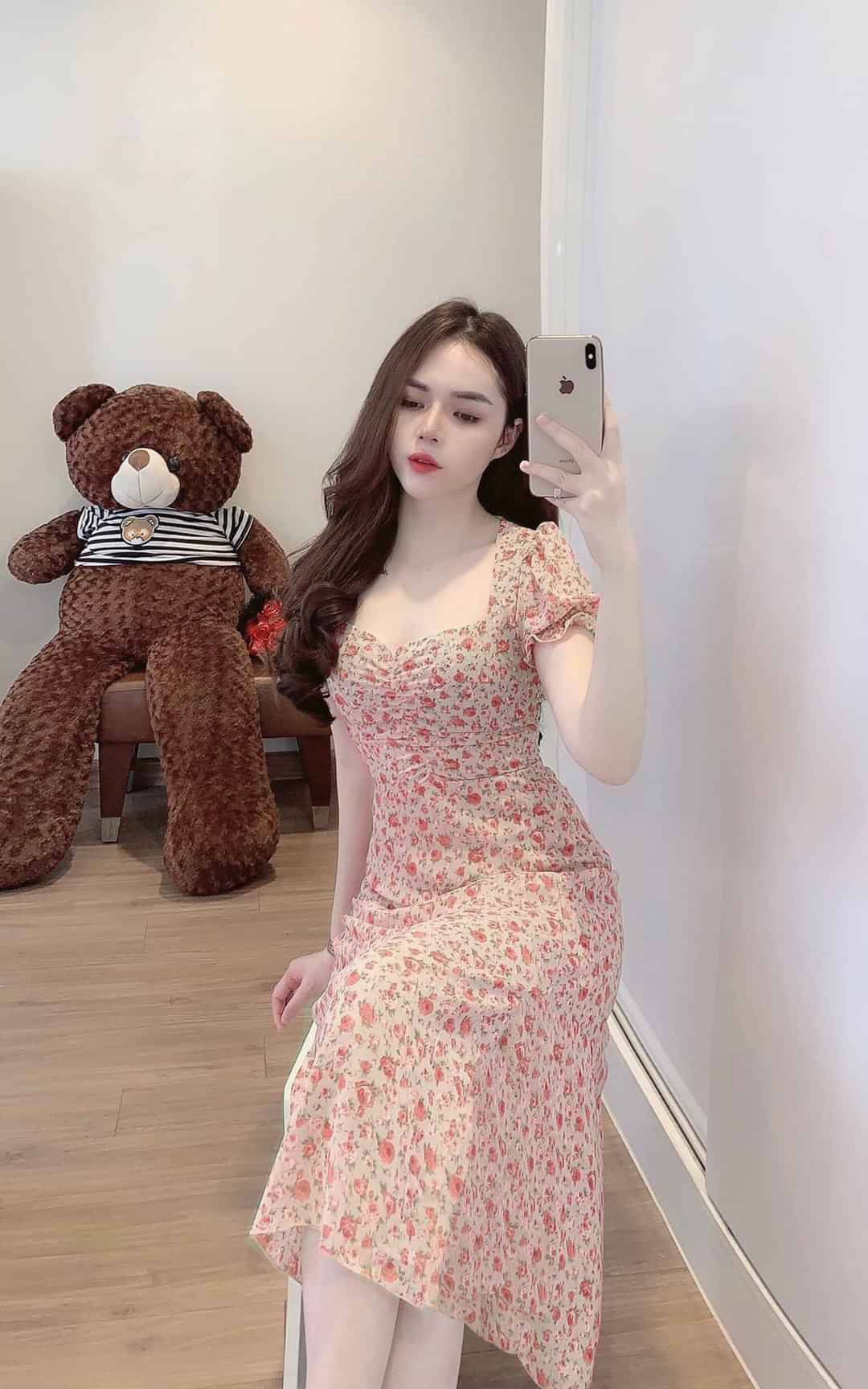 [HCM]ĐẦM MAXY HOA NHÍ MÀU MỚI HOT TREND