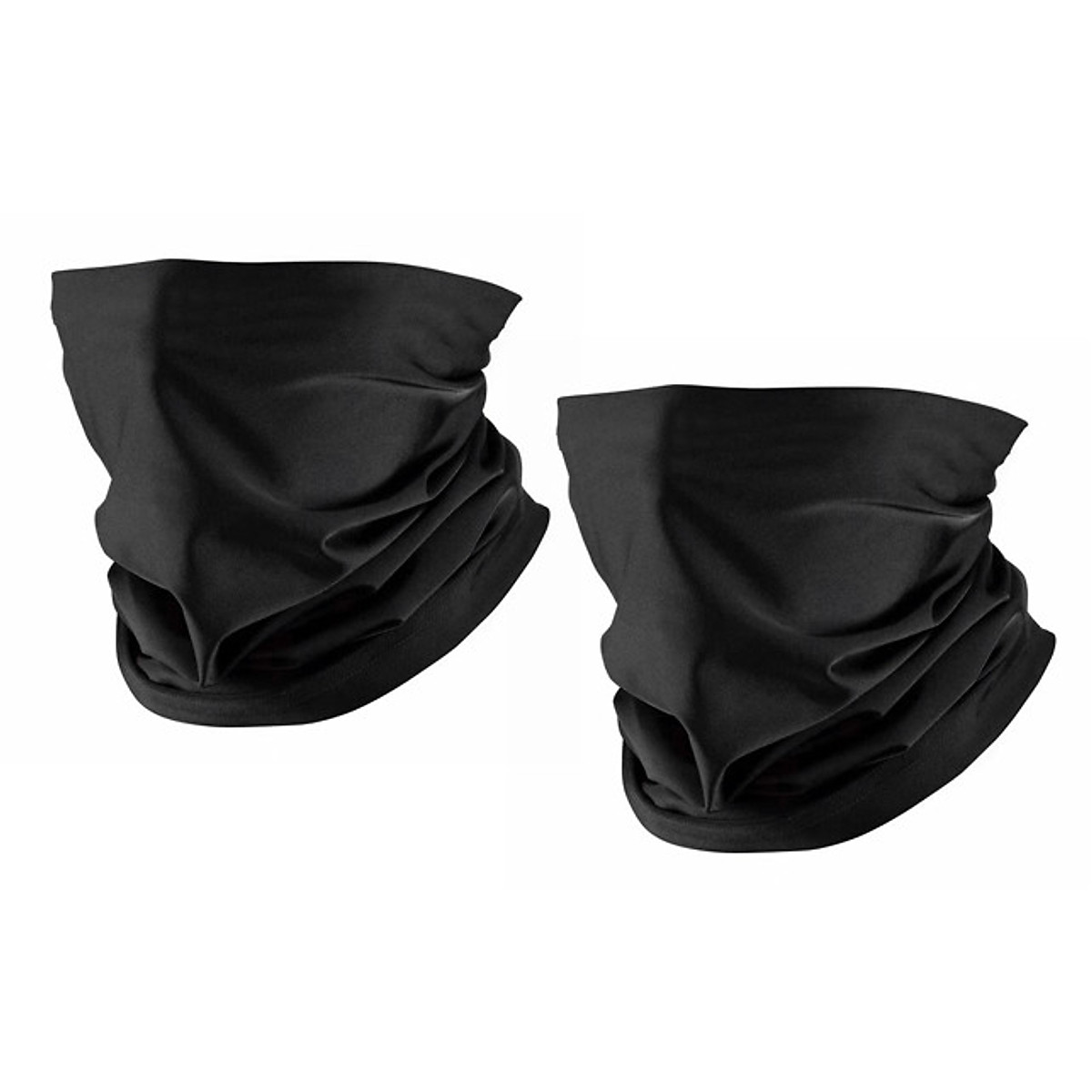 [HCM]Bộ 2 Khăn Bịt Mặt Trơn Đen Đa Chức Năng
