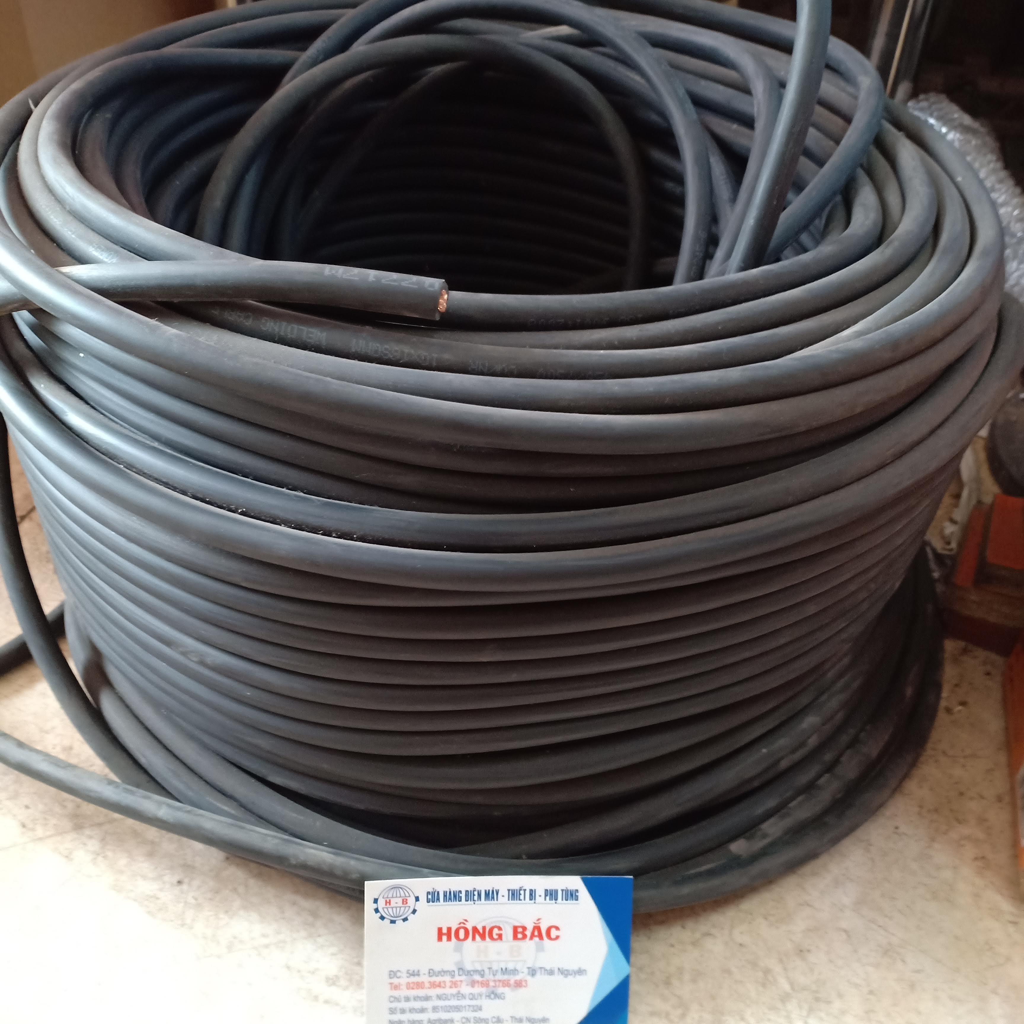 10 mét dây hàn 16mm, dây cáp hàn dùng cho máy hàn, dây cáp hàn quốc, máy hàn điện tử, cáp hàn điện, cáp hàn, dây hàn