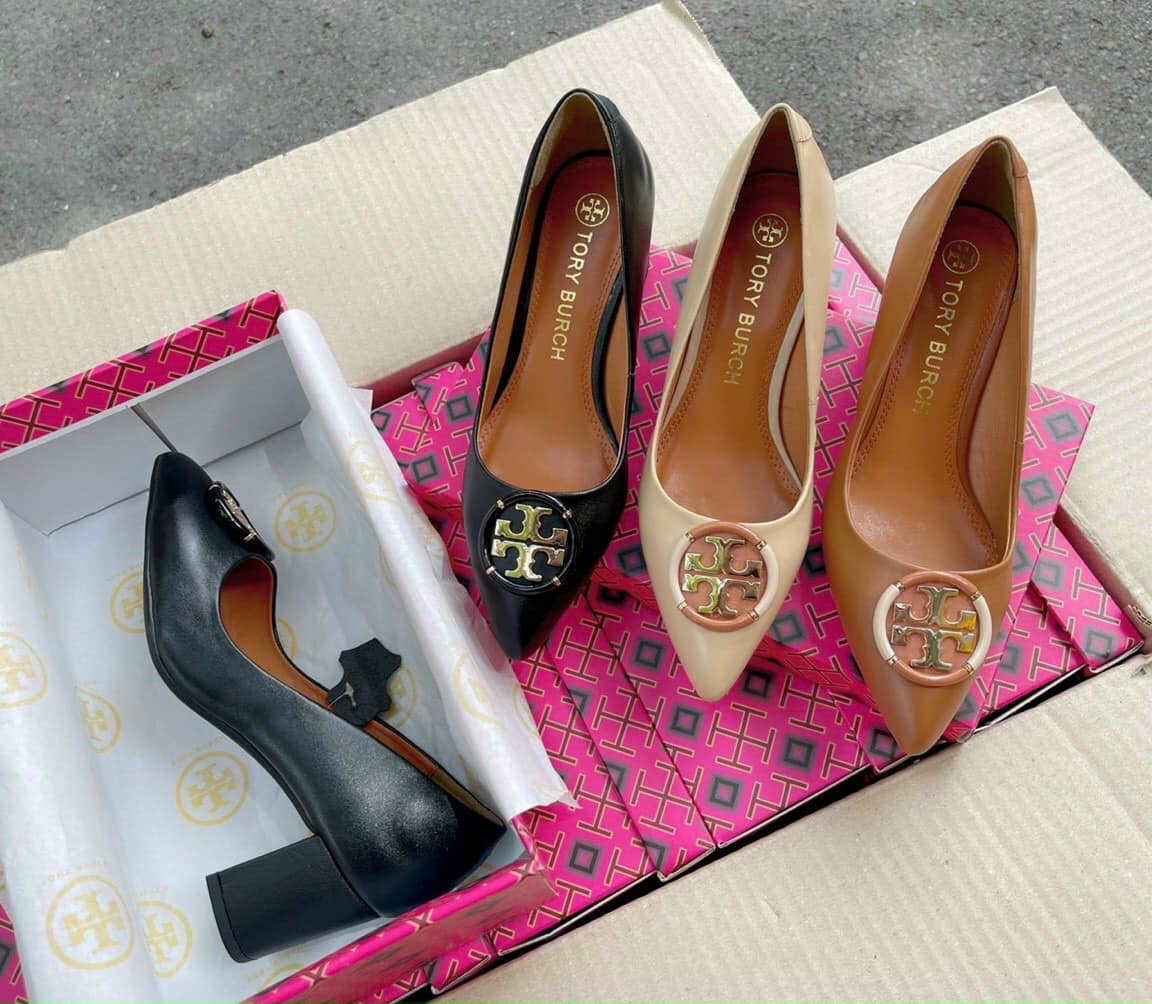 Giầy Cao Gót Nữ Gót Trụ Cao 5cm VNXK