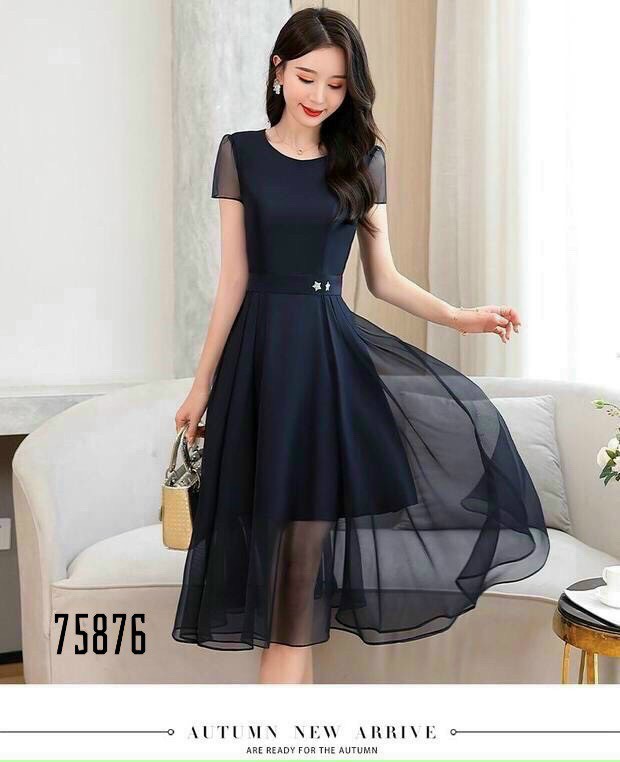 [HCM]ĐẦM XÒE NỮ PHỐI REN SIÊU SANG CHẢNH ĐẲNG CẤP PHÁI ĐẸP