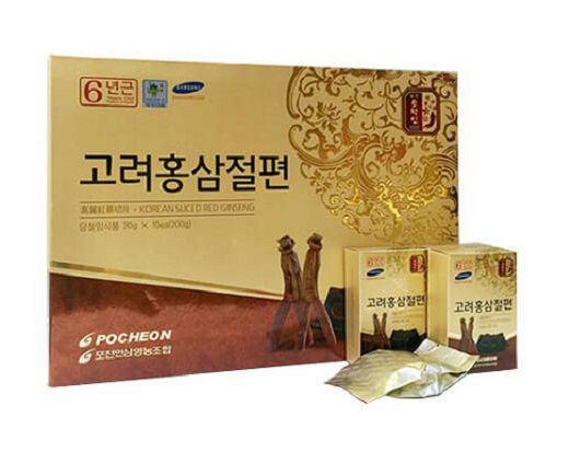 Sâm lát tẩm mật ong Hàn Quốc Pocheon Hộp 200g
