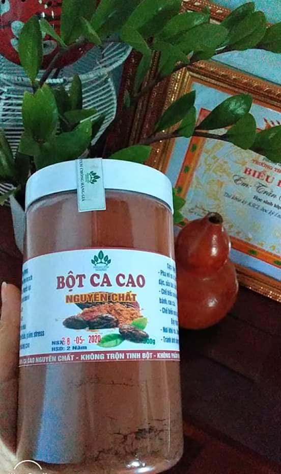 Bột ca cao nguyên chất 100% hủ 500g