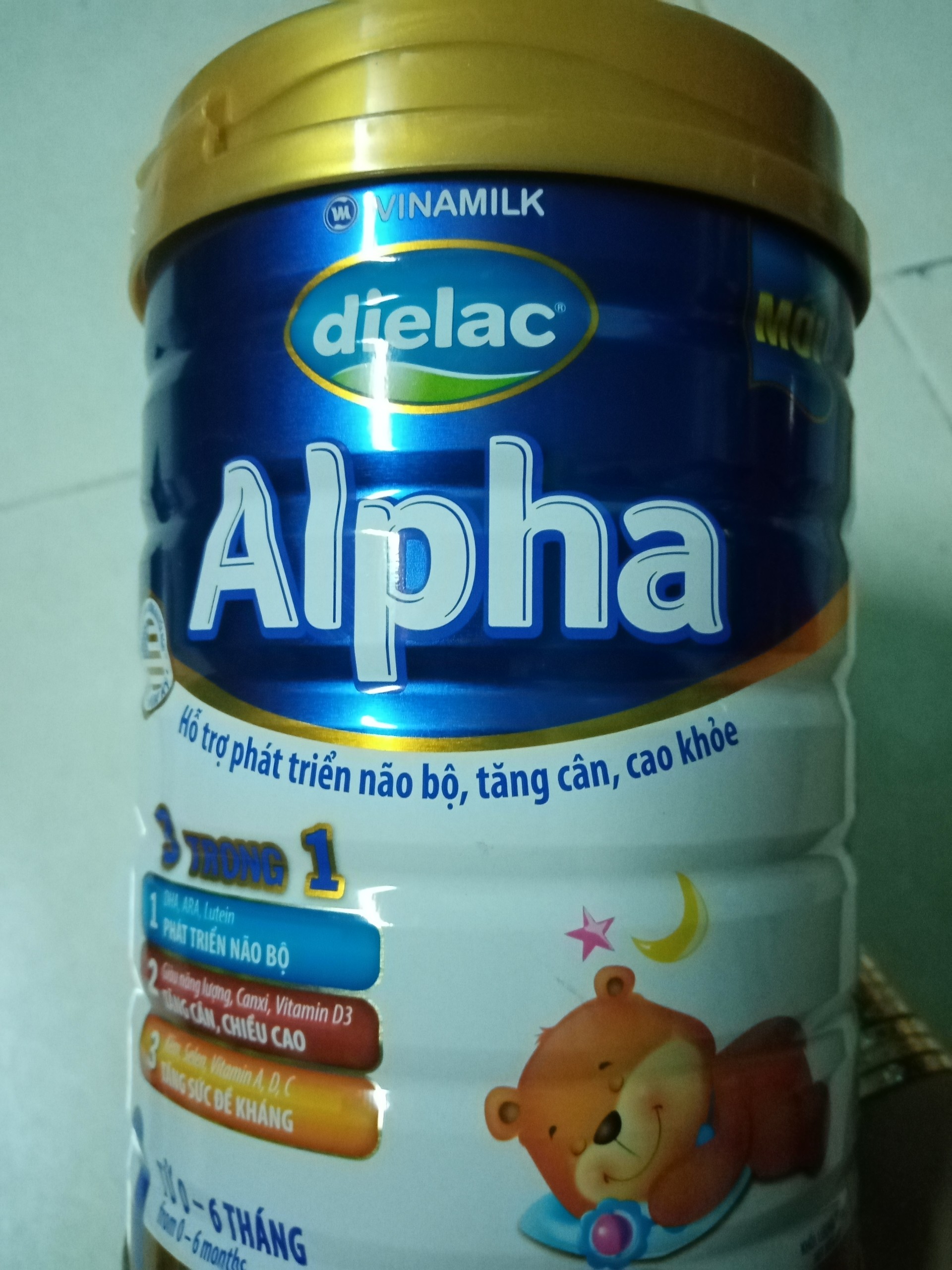 Sữa Bột Vinamilk Dielac Alpha 1 Hộp Thiếc