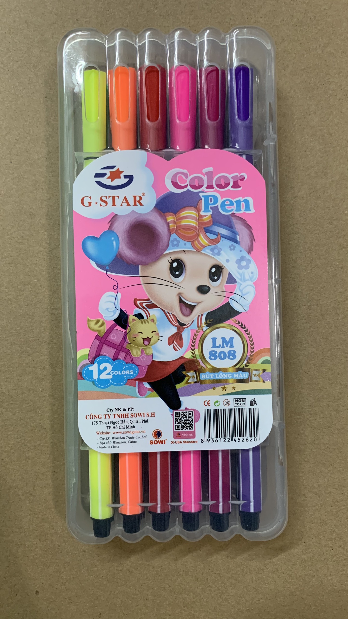 Bút lông màu 808 gstar