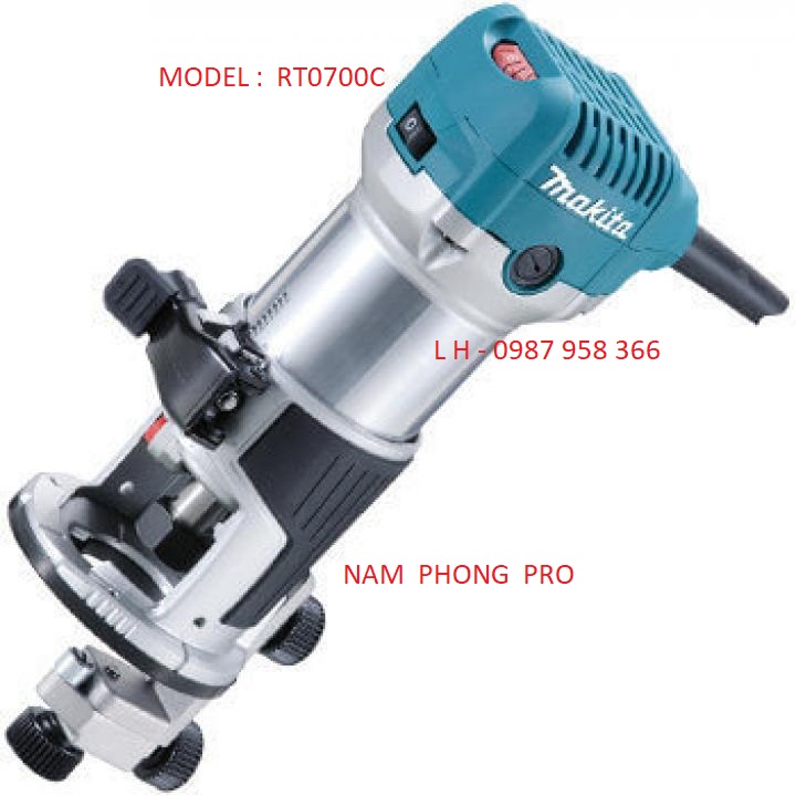 Máy soi gỗ cầm tay Makita Máy soi gỗ cầm tay Makita RT0700C