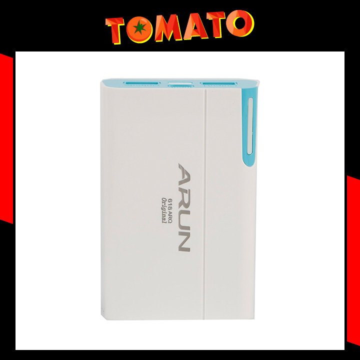 Pin Sạc Dự Phòng Arun 8400mAh 2 Cổng USB Sạc Nhanh Có Đèn Báo Dung Lượng Pin