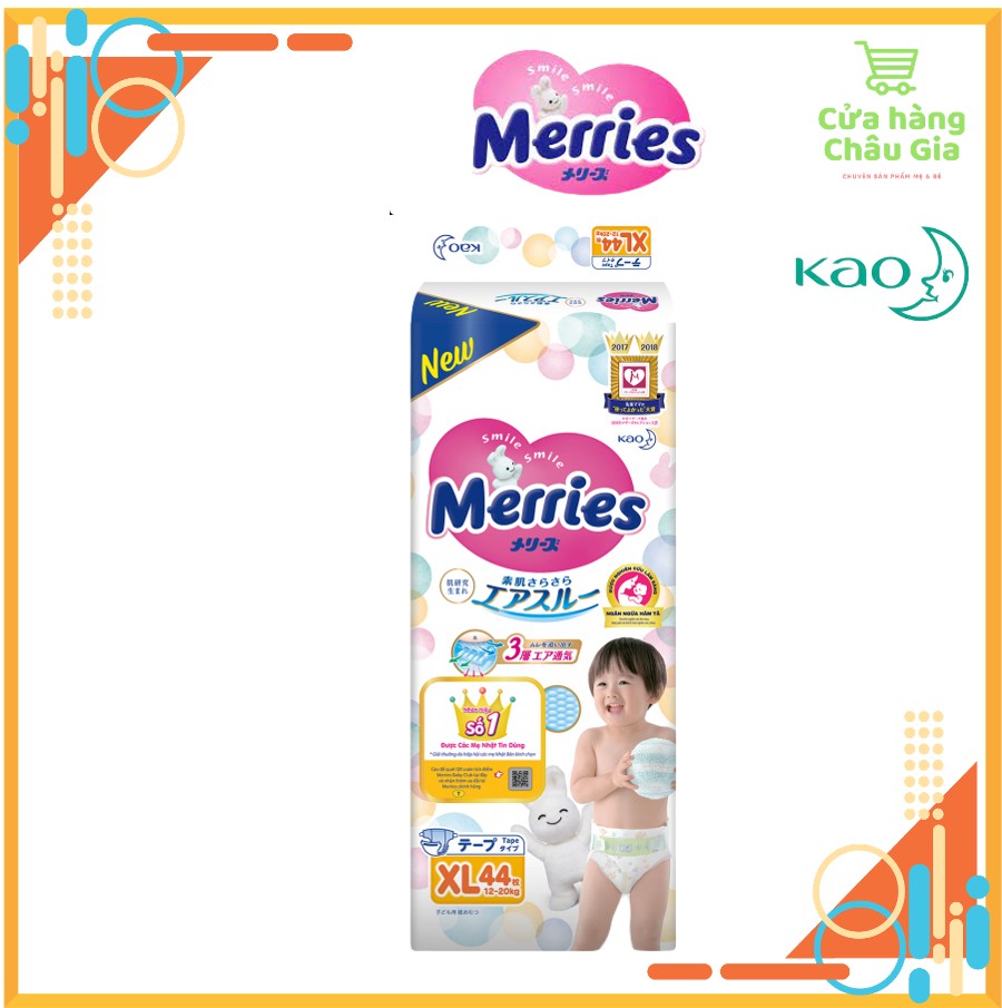 [FREESHIP 50K] [Nhập Khẩu Chính Hãng KAO] Tã/bỉm Dán nội địa nhật bản Size NB90/ S82/M64/L54/XL44