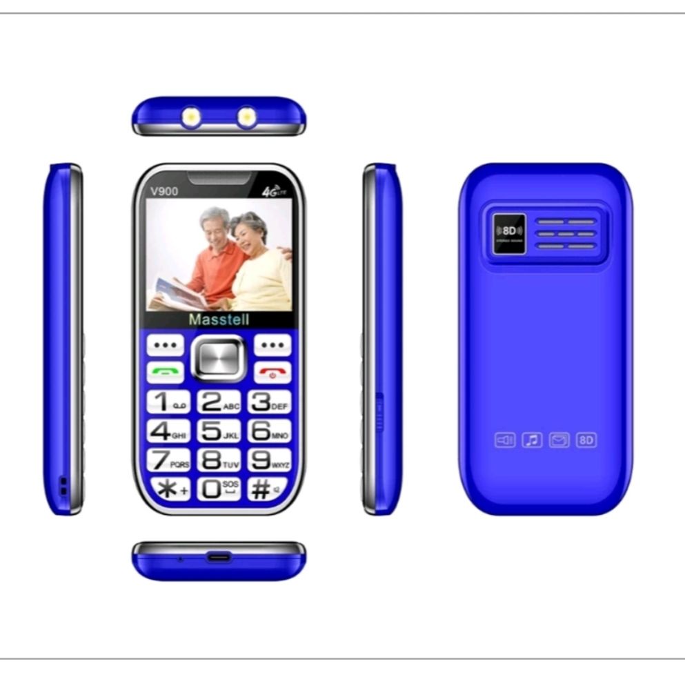 ( Hàng 4G BH 1 Năm) Điện Thoại Người Già V900 Loa To Mới Nguyên Hộp