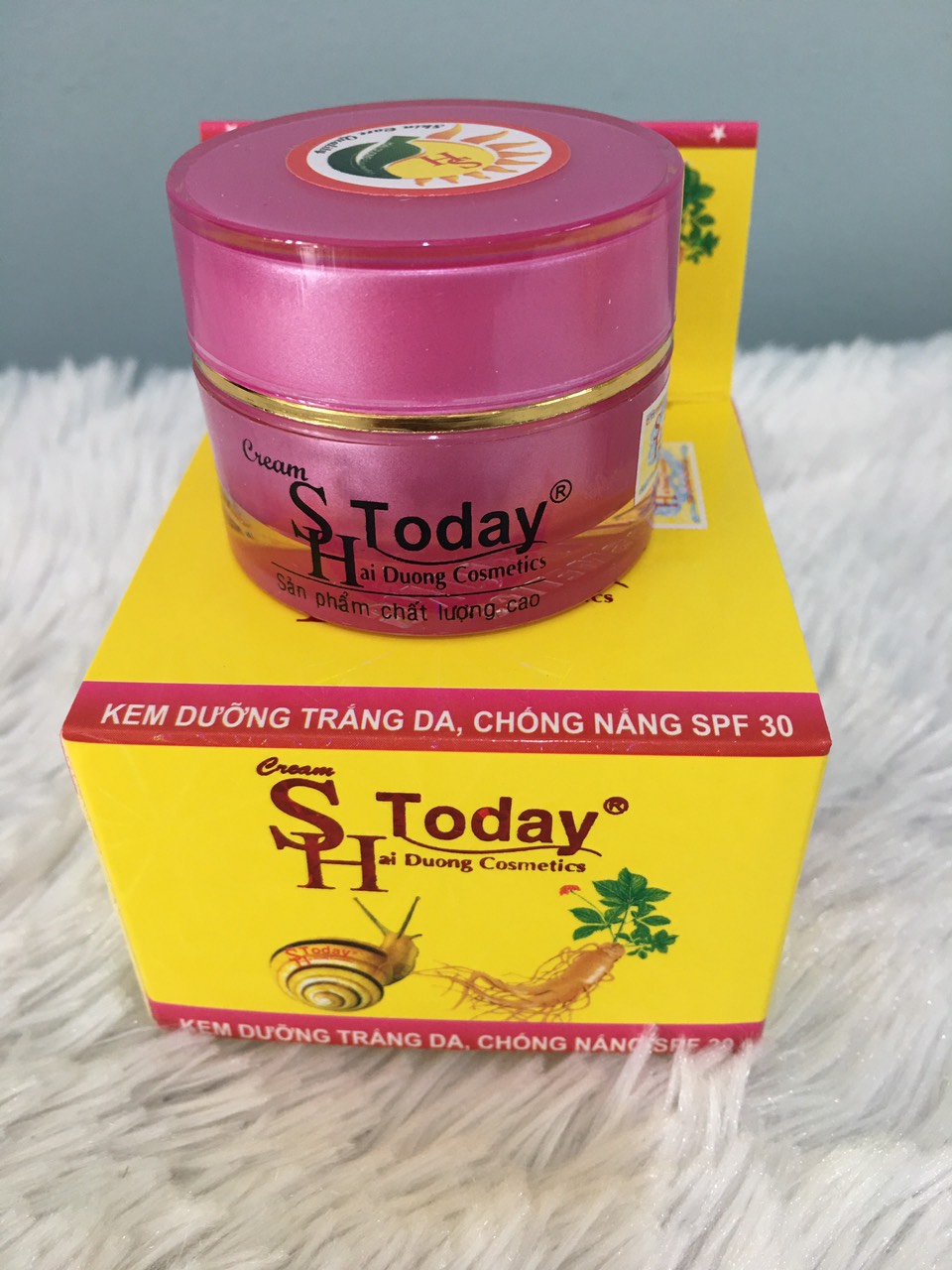 Kem dưỡng trắng chống nắng 10g sh today vàng