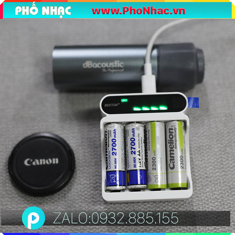 Bộ pin sạc aa aaa beston c9023l, kèm pin 2a 3a dung lượng cao 3000 3300mah