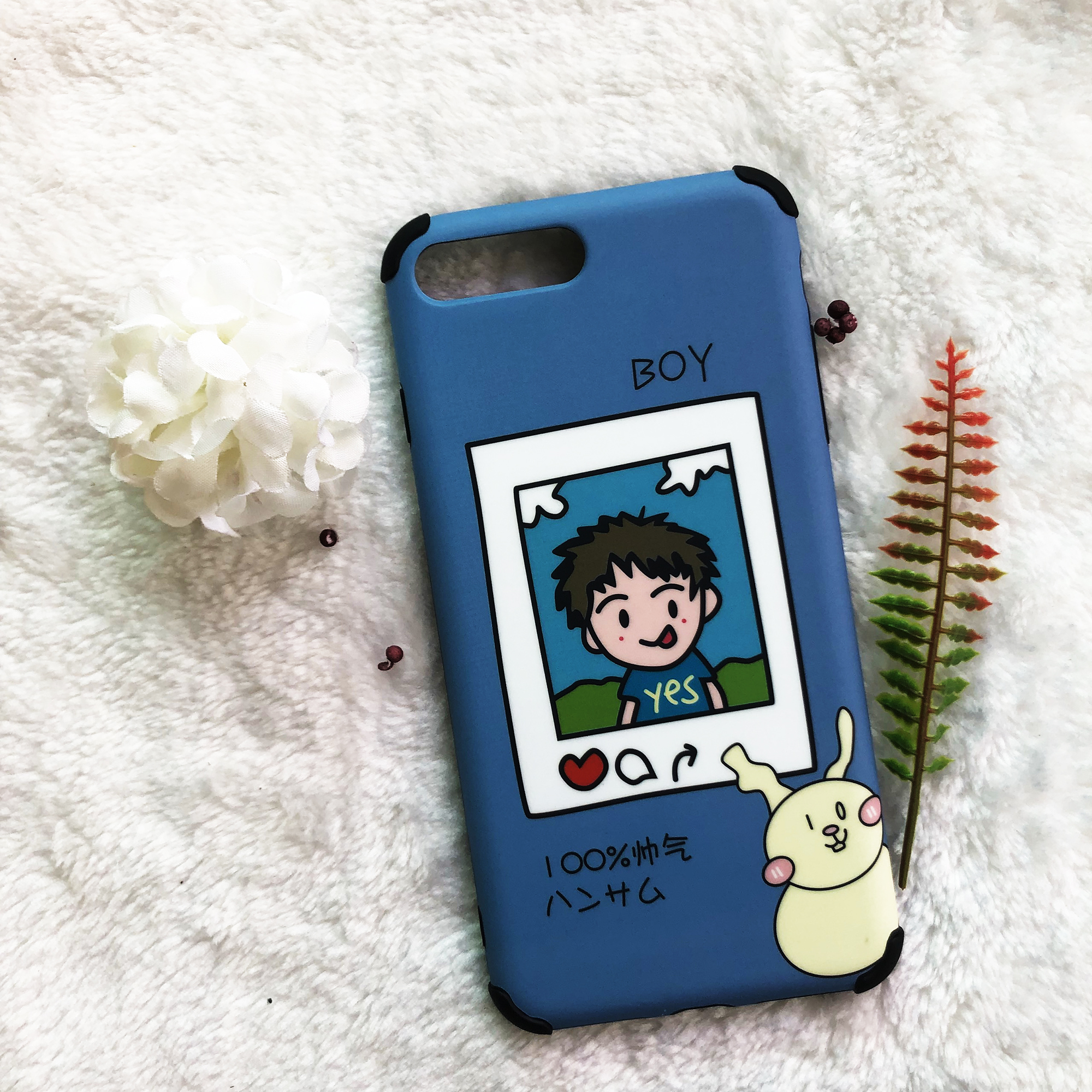 Ốp lưng IMD silicon dẻo nhám Hàn Quốc Iphone 7 Plus/ 8 Plus - Hình siêu cute