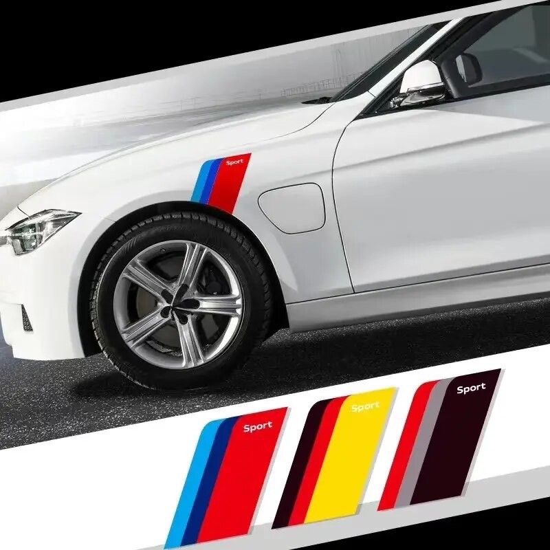 Tem dán sport xe hơi decal dán trang trí xe phong cách phi cơ. Miếng dán trang trí cho sendan hay SUV
