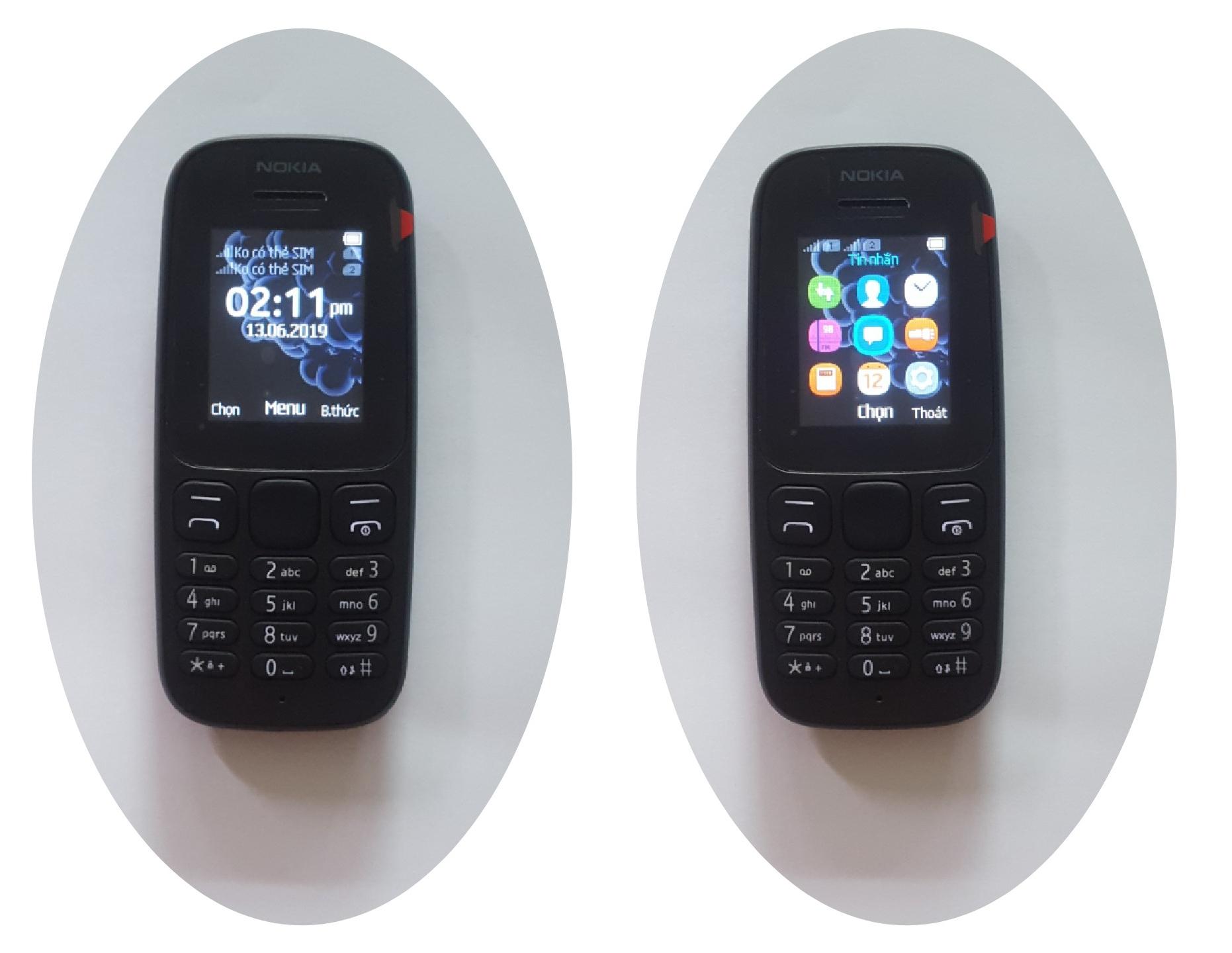 NOKIA 105 - 2017 HAI SIM _Có Pin và sạc kèm theo