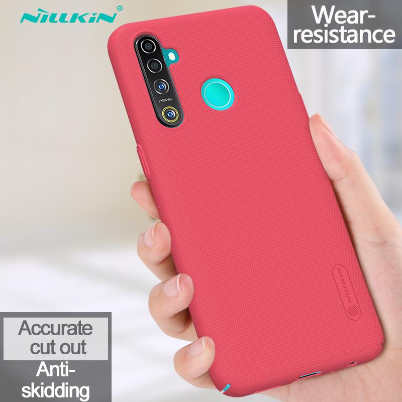 Ốp lưng Realme 5 Pro realme5pro / Realme Q - Ốp lưng Nillkin nhựa cứng lưng sần chống bám mồi hôi, bụi bẩn và vân tay cầm chắc tay(Tặng giá đỡ để dựng máy)