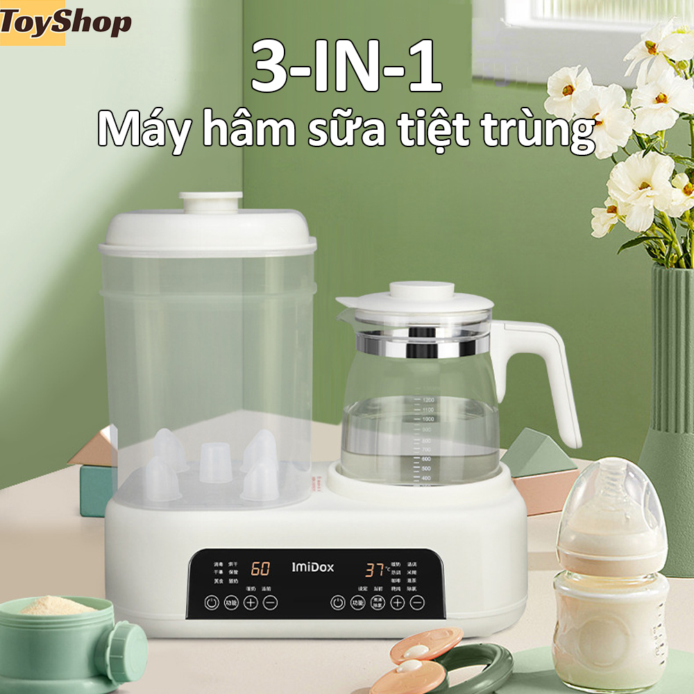 Ấm Đun Sữa Đa Năng Giữ Nhiệt Độ Ổn Định – Tiệt Trùng Bình Sữa, Đun Sôi Nước, Hâm Sữa Tiện Lợi, Đa Chức Năng Cho Mẹ Và Bé