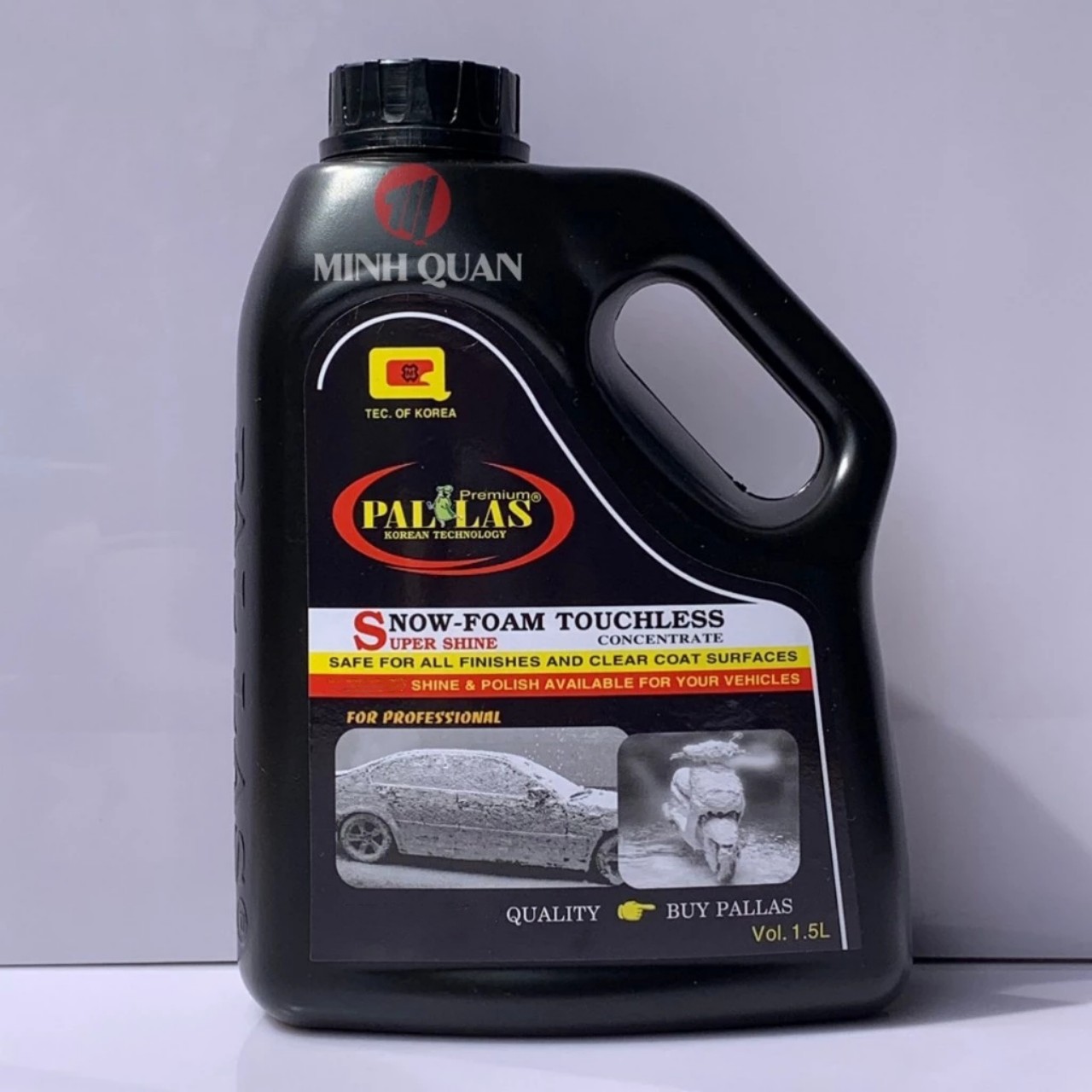  Nước Rửa Xe Không Chạm PALLAS 1.5 Lít Dung Dịch Rửa Xe Ô Tô Xe Máy Siêu Sạch 