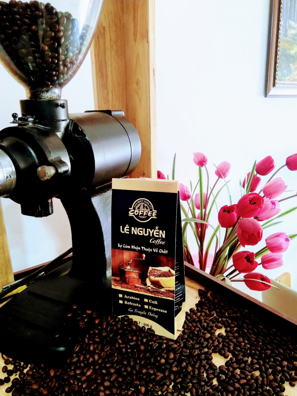 Cafe sạch rang mộc xay sẵn 500gr