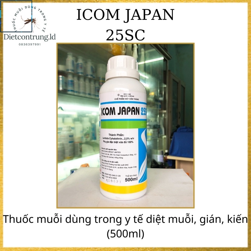 Icom japan 25sc - thuốc diệt côn trùng .