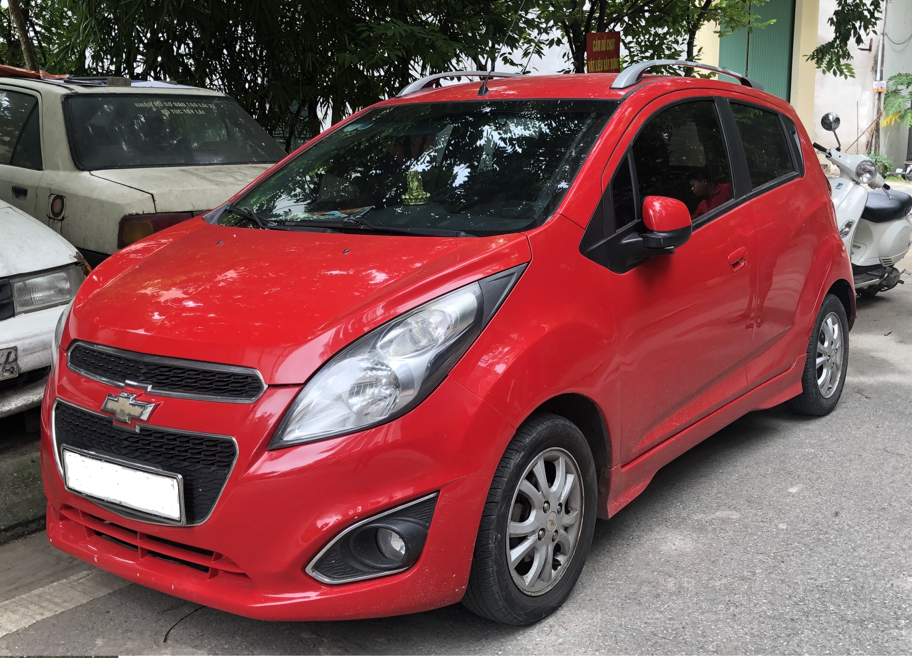 RÈM CHE CHẮN NẮNG NAM CHÂM XE CHEVROLET SPARK ĐỜI 15- 19