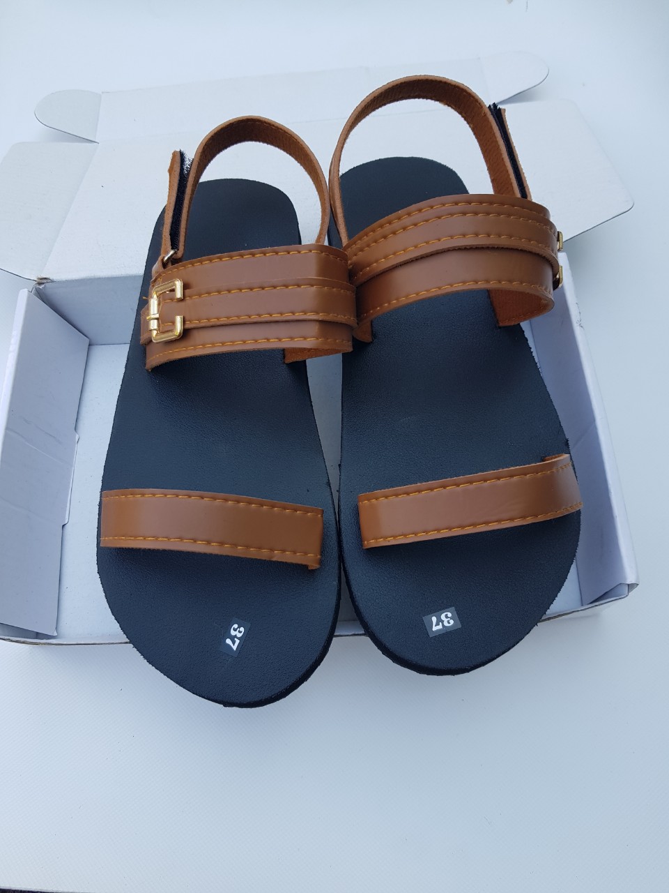 [FREESHIP + HOÀN TIỀN 50K] sandal đồng nai ( sandal nữ quai bò đế đen )