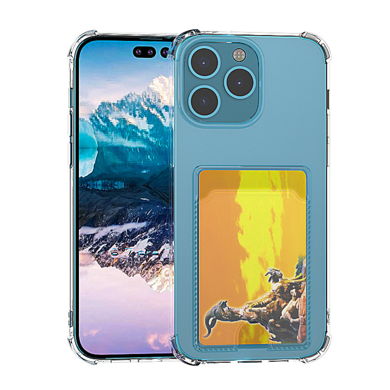 -ốp lưng dành cho iphone 15 promax/ iphone 15 pro/ iphone 15 plus/ iphone 15 kai.n clear slot dual case- kai.n mall