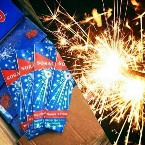Sỉ 10 túi 100 que pháo bông soral giá rẻ