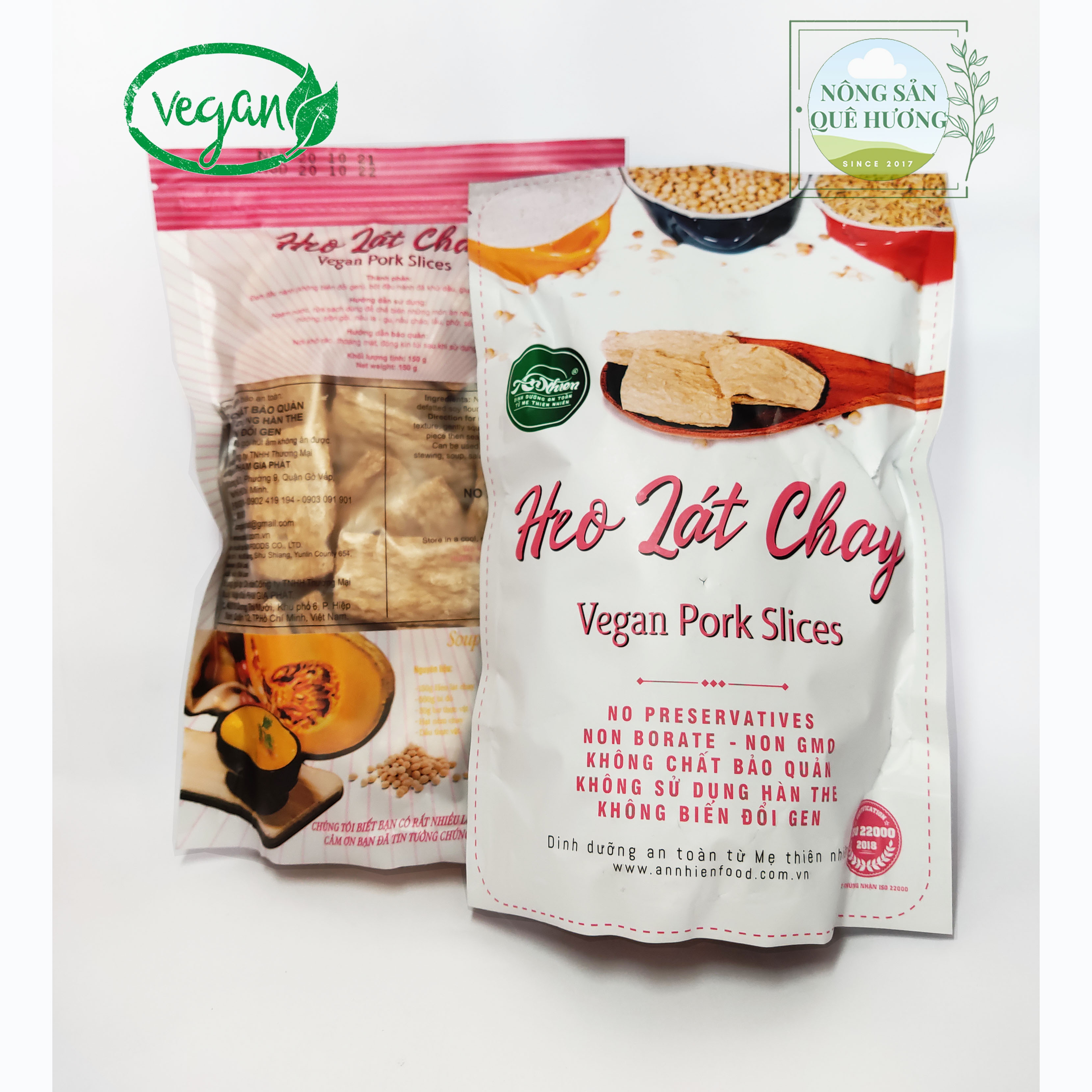 Heo Lát Chay An Nhiên - Nguồn gốc thực vật, giàu dinh dưỡng, lành mạnh cho sức khỏe - Túi 150g